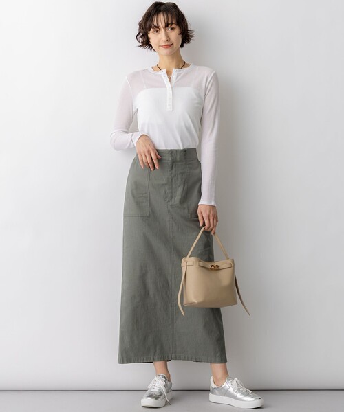 スカート スラブツイルストレッチ Iライン : ZOZOTOWN Yahoo!店 - 通販