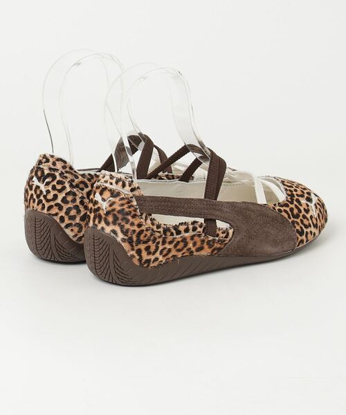 「PUMA」 バレエシューズ 24cm ブラウン レディース_画像2