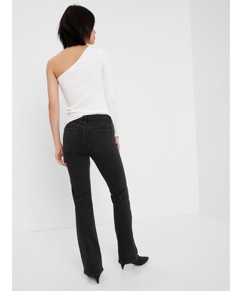 「GAP」 ブーツカットデニムパンツ 23 ブラック レディース_画像2