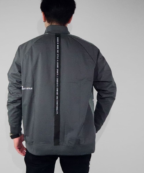 ナイロンジャケット (RM)「LUXE/R GOLF」ストレッチ ブロード メッシュ