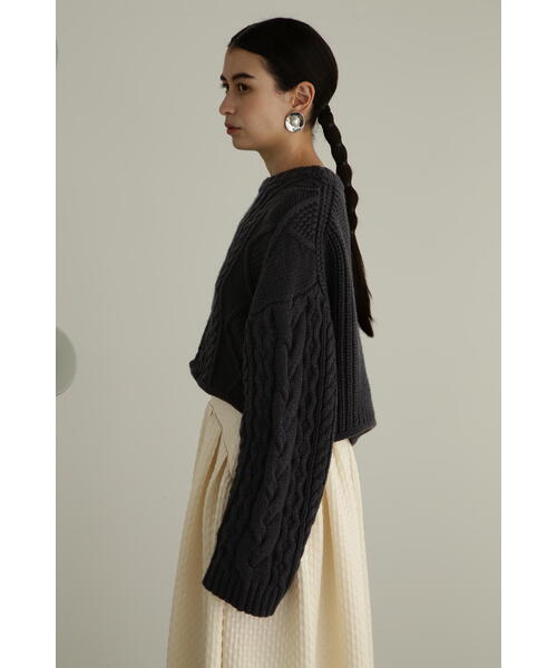 「JILL STUART」 長袖ニット FREE ホワイト レディース_画像3
