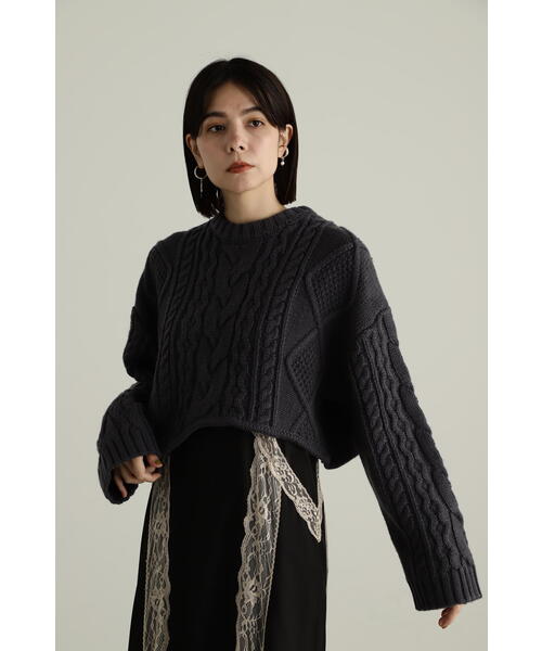 「JILL STUART」 長袖ニット FREE ホワイト レディース_画像7