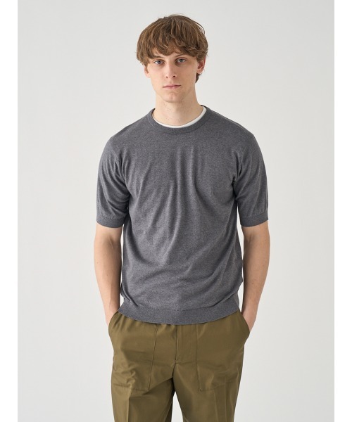 JOHN SMEDLEY（ジョンスメドレー） セーター ニット 半袖コットン 