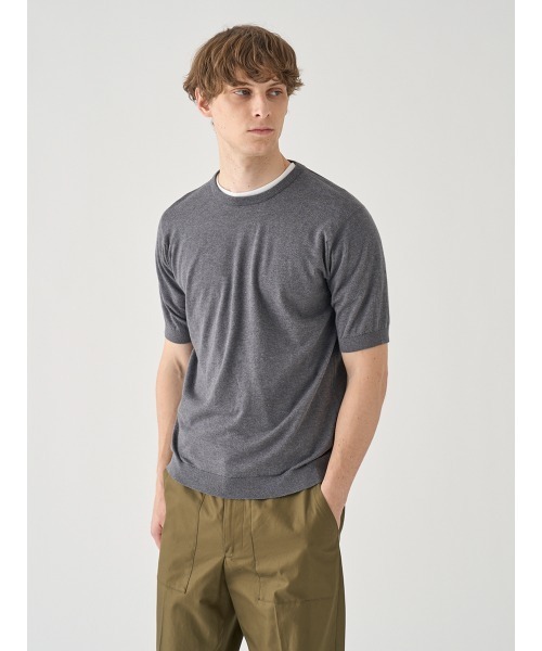 JOHN SMEDLEY（ジョンスメドレー） セーター ニット 半袖コットン