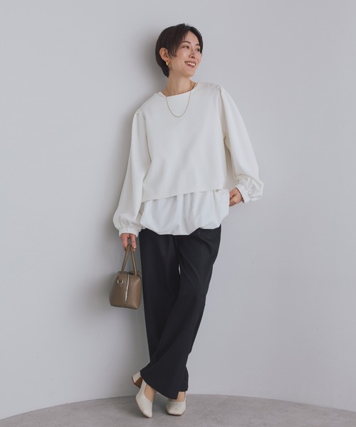 tシャツ バルーンタンク×レイヤードトップスセット レディース | Bonjour Sagan | 20