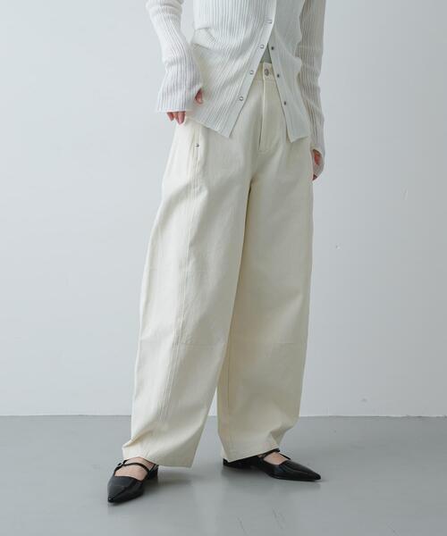 SENSE OF PLACE by URBAN RESEARCH パンツ バレルレッグチノパンツ