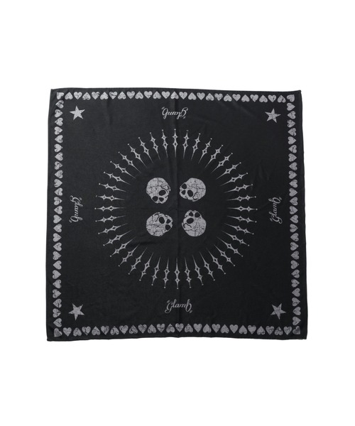 glamb（グラム） スカーフ バンダナ Skull Heart Bandana / スカル