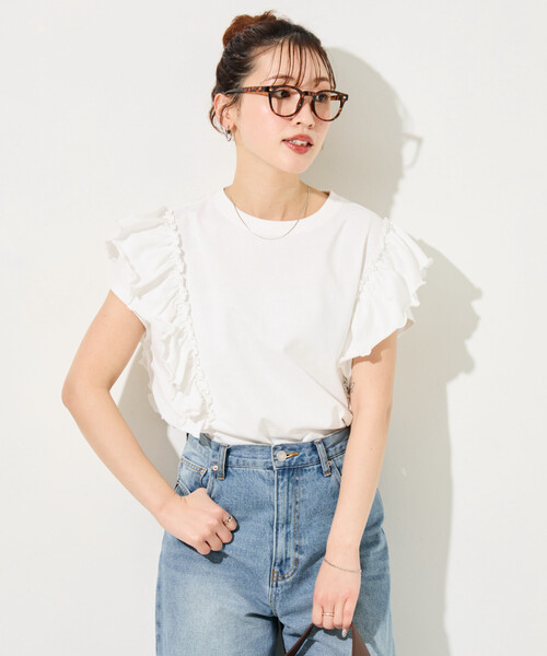FREAK'S STORE（フリークスストア） tシャツ 限定展開 フリル スリーブ