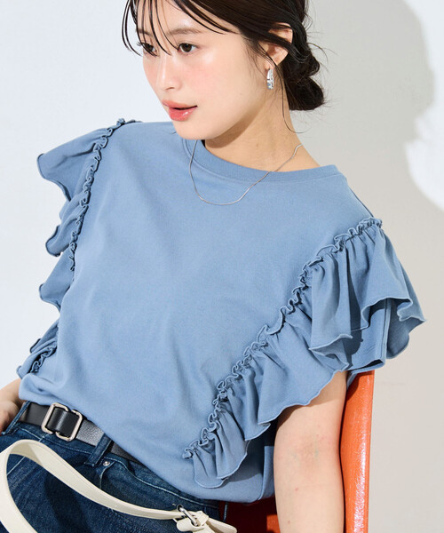 FREAK'S STORE（フリークスストア） tシャツ 限定展開 フリル スリーブ