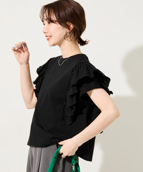 FREAK'S STORE（フリークスストア） tシャツ 限定展開 フリル スリーブ