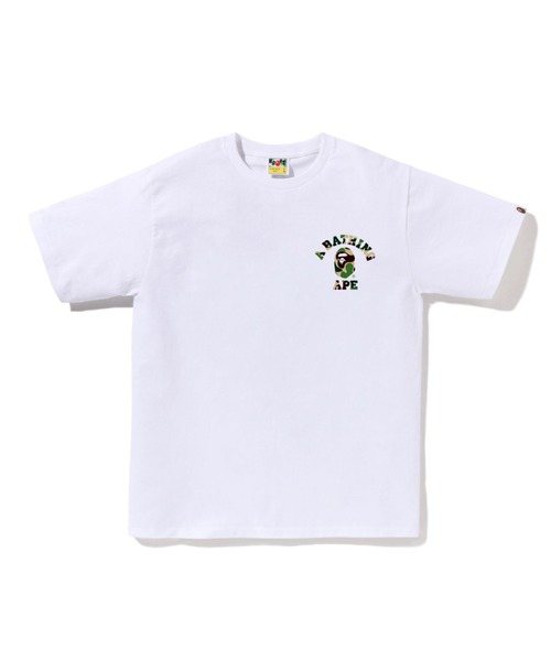 A BATHING APE（アベイシングエイプ） tシャツ ABC CAMO COLLEGE ATS