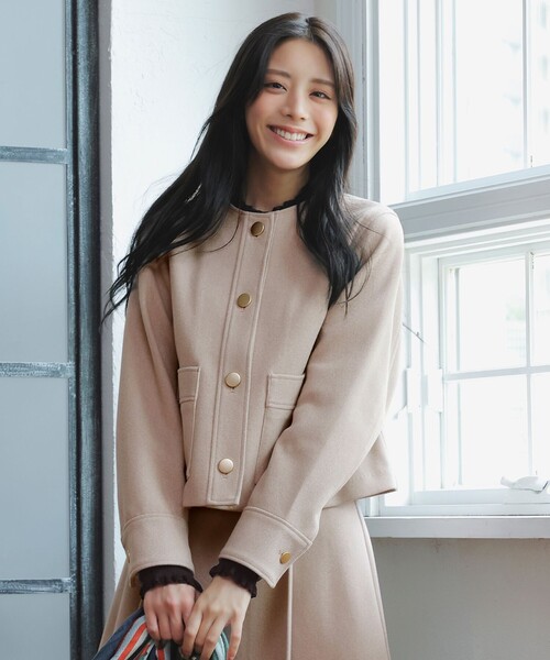 「ANY SIS」 セットアップ MEDIUM グレー レディース_画像3