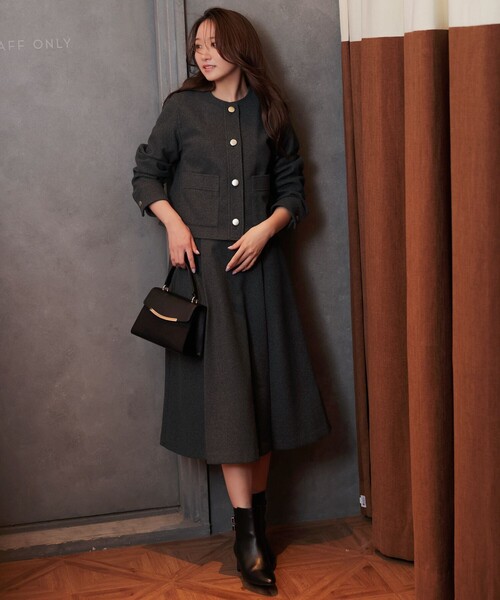 「ANY SIS」 セットアップ MEDIUM グレー レディース_画像5