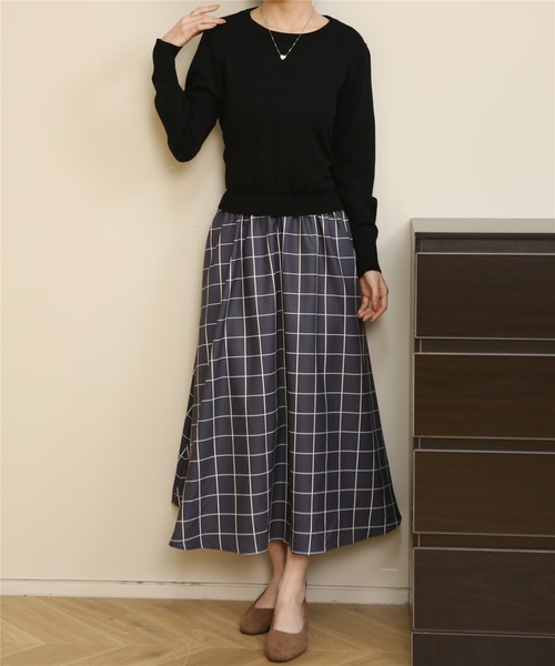 「MAISON DE THERESE」 ドッキングワンピース FREE ブラック レディース_画像8