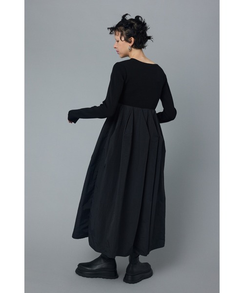 「HeRIN.CYE」 ドッキングワンピース 36 ネイビー レディースの画像