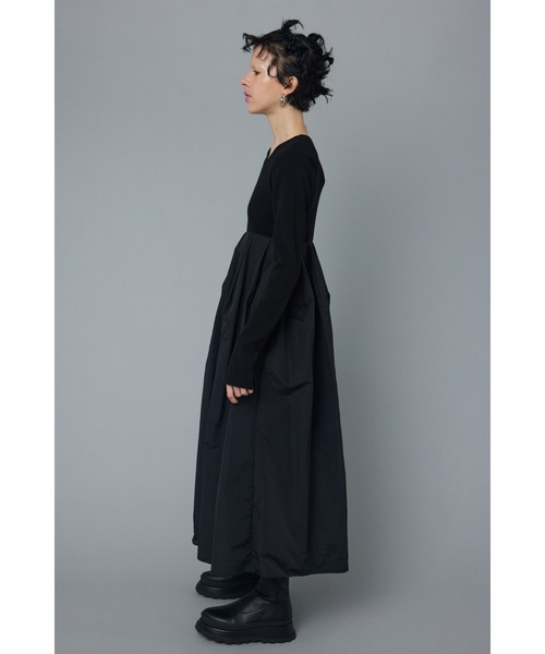 「HeRIN.CYE」 ドッキングワンピース 36 ネイビー レディースの画像