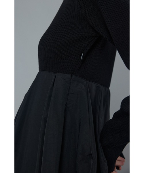 「HeRIN.CYE」 ドッキングワンピース 36 ネイビー レディースの画像