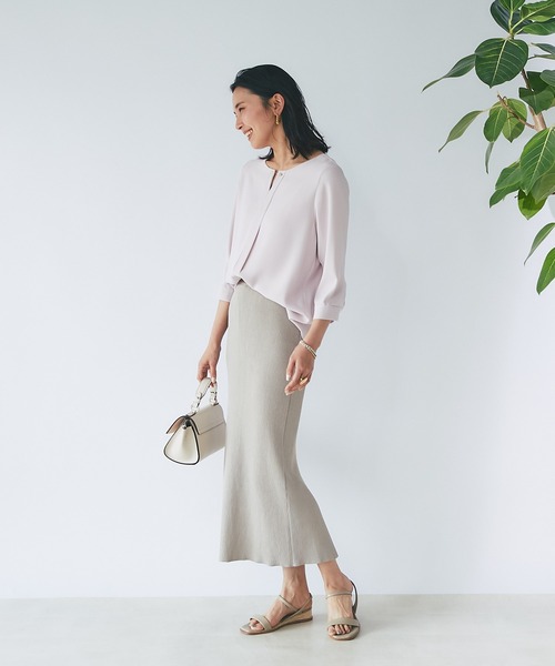 「RIVE DROITE」 ニットスカート 38 ブラウン レディース_画像5