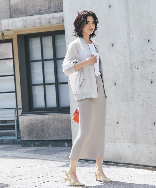 「RIVE DROITE」 ニットスカート 38 ブラウン レディース_画像9