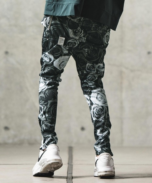 「GLIMCLAP」 イージーパンツ M ブラック メンズ_画像4