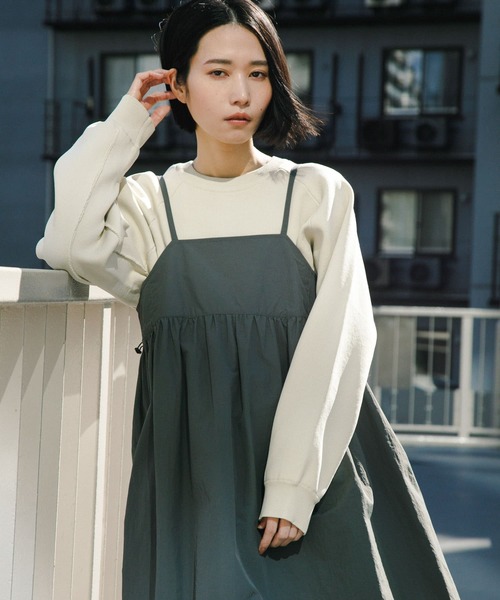 「EKAL」 長袖ニット ONE ブルー レディース_画像2