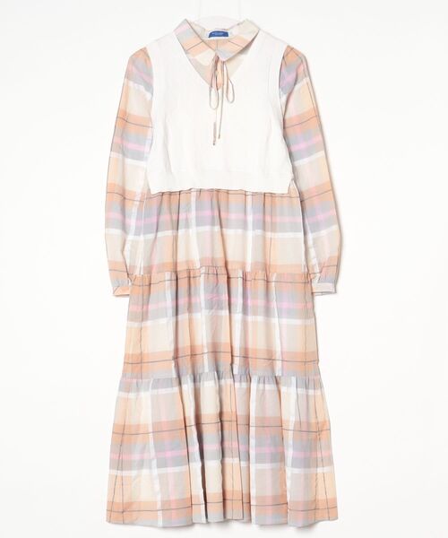 クレストブリッジ　38 ワンピース BLUE LABEL CRESTBRIDGE（ブルーレーベルクレストブリッジ） 長袖