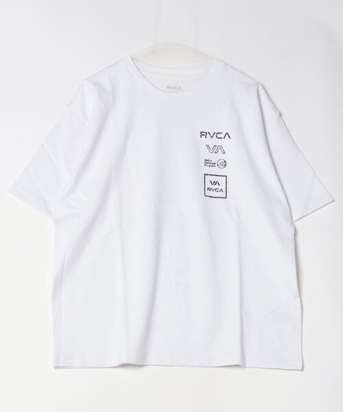 「RVCA」 半袖Tシャツ S ホワイト メンズ_画像4