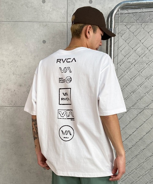 「RVCA」 半袖Tシャツ S ホワイト メンズ_画像8