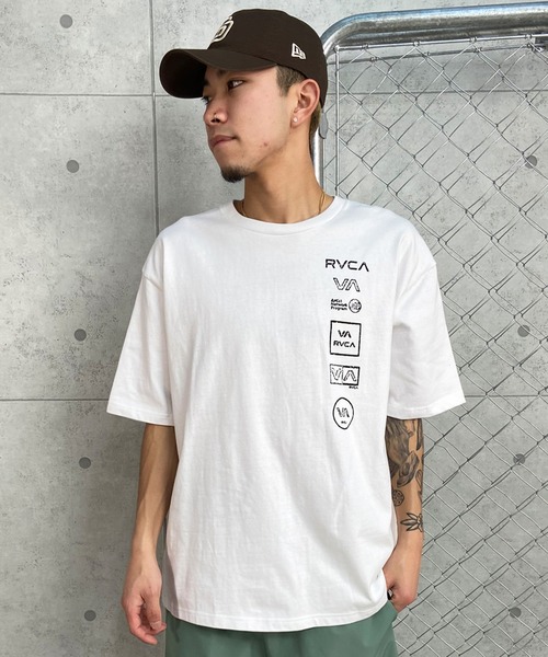 「RVCA」 半袖Tシャツ S ホワイト メンズ_画像9