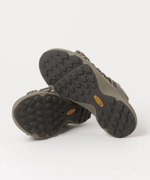 「KEEN」 フラットサンダル 25cm カーキブラウン レディース_画像3