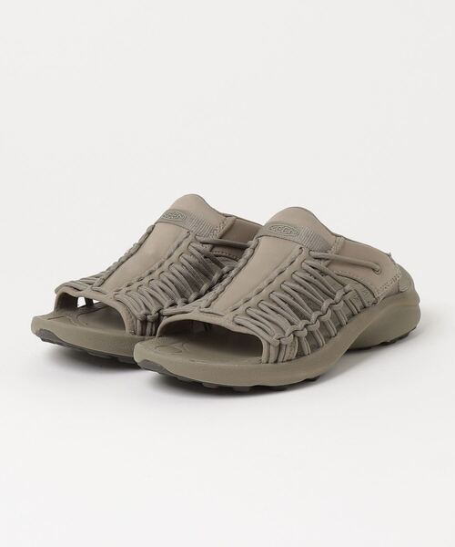 「KEEN」 フラットサンダル 25cm カーキブラウン レディース_画像4