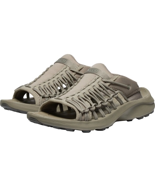 「KEEN」 フラットサンダル 25cm カーキブラウン レディース_画像5