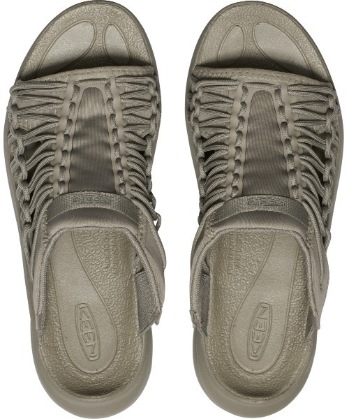 「KEEN」 フラットサンダル 25cm カーキブラウン レディース_画像7