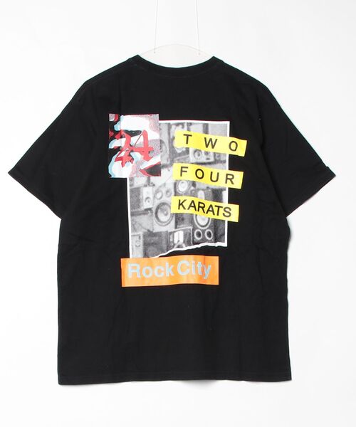 「24karats」 半袖Tシャツ M ブラック メンズ_画像2