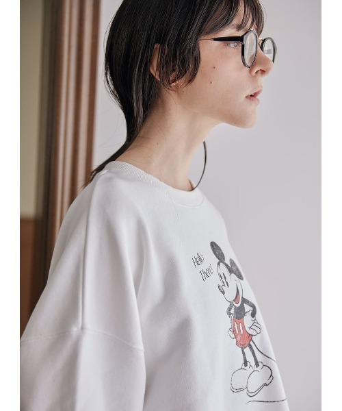 COEL（コエル） 「＋81BRANCA」スウェットカットソー「Disneyコラボ 