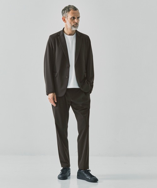 ジャケット テーラードジャケット 「THE TOKYO/ザトウキョウ」Light Matte Stretch Jersey Shape Jacketの画像
