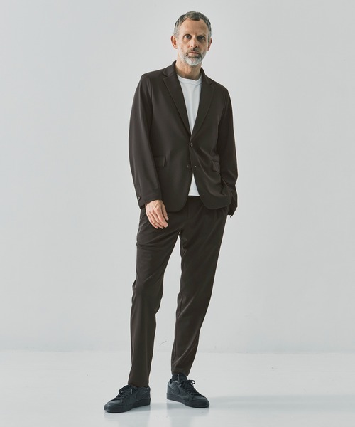 ジャケット テーラードジャケット 「THE TOKYO/ザトウキョウ」Light Matte Stretch Jersey Shape Jacketの画像