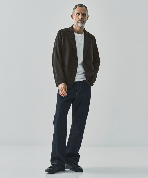 ジャケット テーラードジャケット 「THE TOKYO/ザトウキョウ」Light Matte Stretch Jersey Shape Jacketの画像