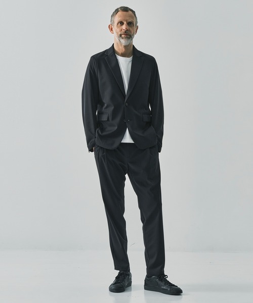 ジャケット テーラードジャケット 「THE TOKYO/ザトウキョウ」Light Matte Stretch Jersey Shape Jacketの画像