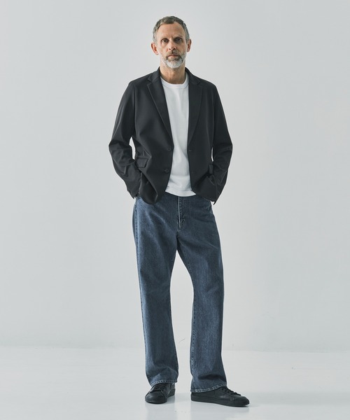 ジャケット テーラードジャケット 「THE TOKYO/ザトウキョウ」Light Matte Stretch Jersey Shape Jacketの画像