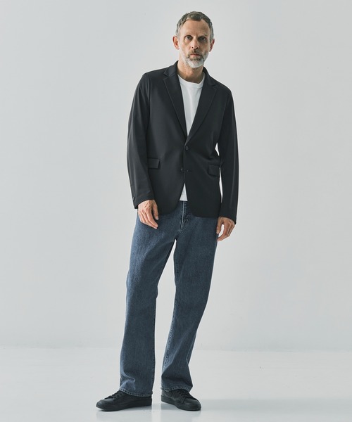 ジャケット テーラードジャケット 「THE TOKYO/ザトウキョウ」Light Matte Stretch Jersey Shape Jacketの画像
