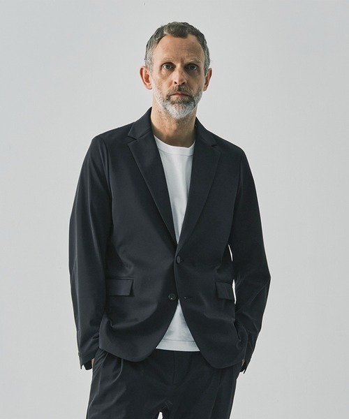 ジャケット テーラードジャケット 「THE TOKYO/ザトウキョウ」Light Matte Stretch Jersey Shape Jacketの画像
