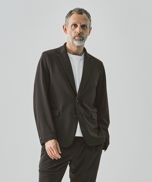 ジャケット テーラードジャケット 「THE TOKYO/ザトウキョウ」Light Matte Stretch Jersey Shape Jacketの画像