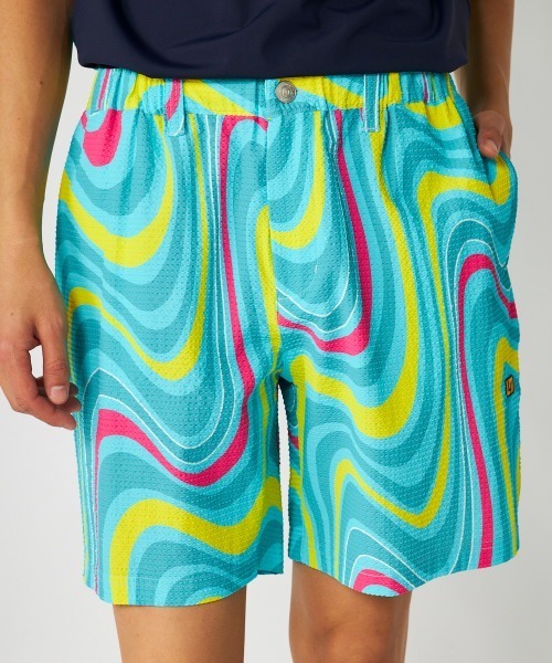 ラウドマウス ゴルフ ショート パンツ M パンツ 「Loudmouth:ラウドマウス」サッカー素材ショートパンツ ゴルフ