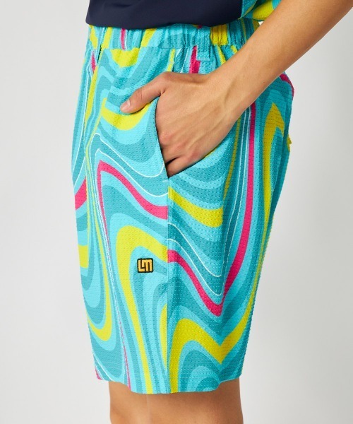 パンツ 「Loudmouth:ラウドマウス」サッカー素材ショートパンツ ゴルフ