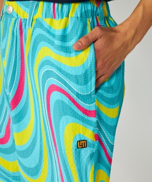 パンツ 「Loudmouth:ラウドマウス」サッカー素材ショートパンツ ゴルフ