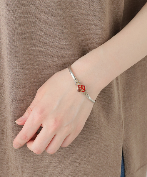 GUSTAVO（グスタボ） ブレスレット Flower Narrow Bracelet-diamond 