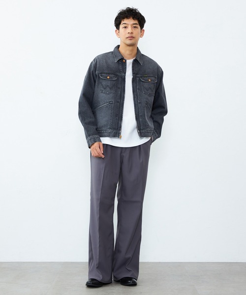 「Lee」 「Wrangler」デニムジャケット LARGE ブラック系その他 メンズ_画像4