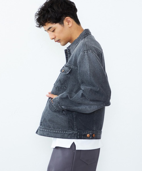「Lee」 「Wrangler」デニムジャケット LARGE ブラック系その他 メンズ_画像6