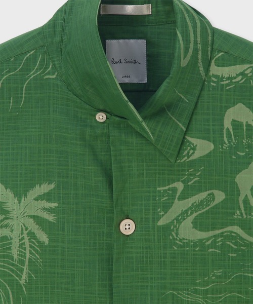 シャツ Travels Toile” オープンカラーシャツ / 163640 332 メンズの画像